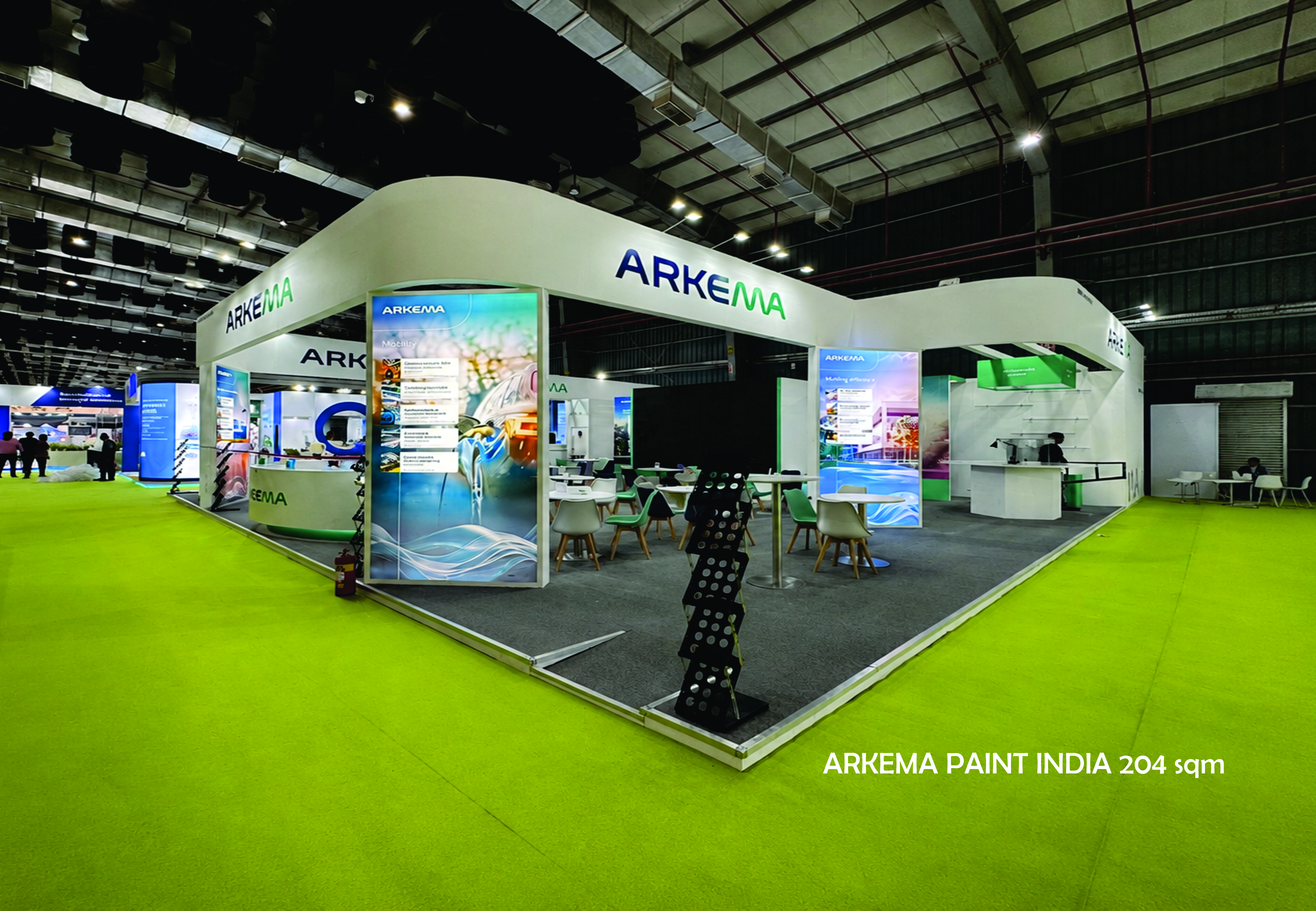 Arkema exhibition stand design Mumbai