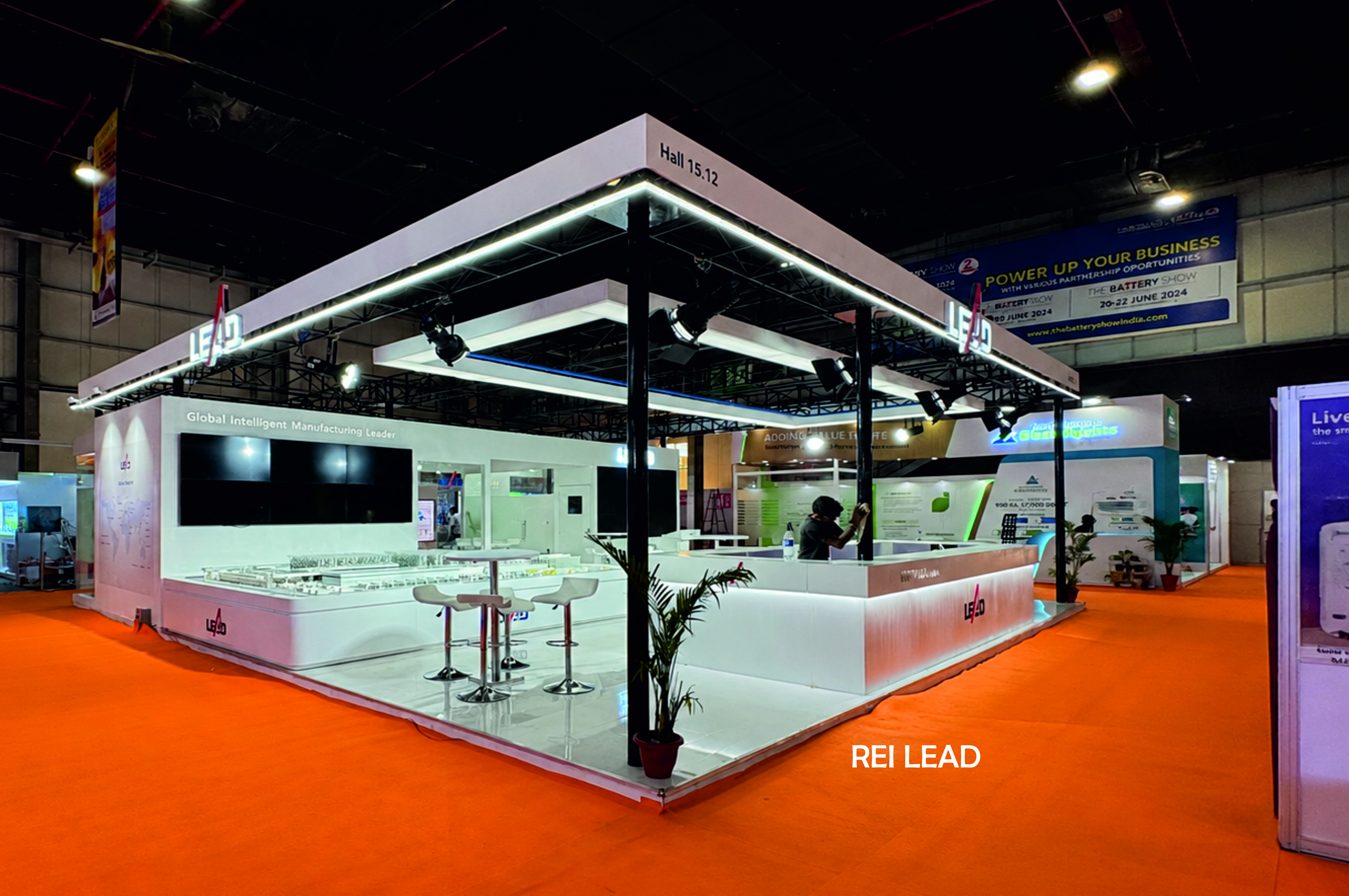 LEAD trade show exhibition stall design