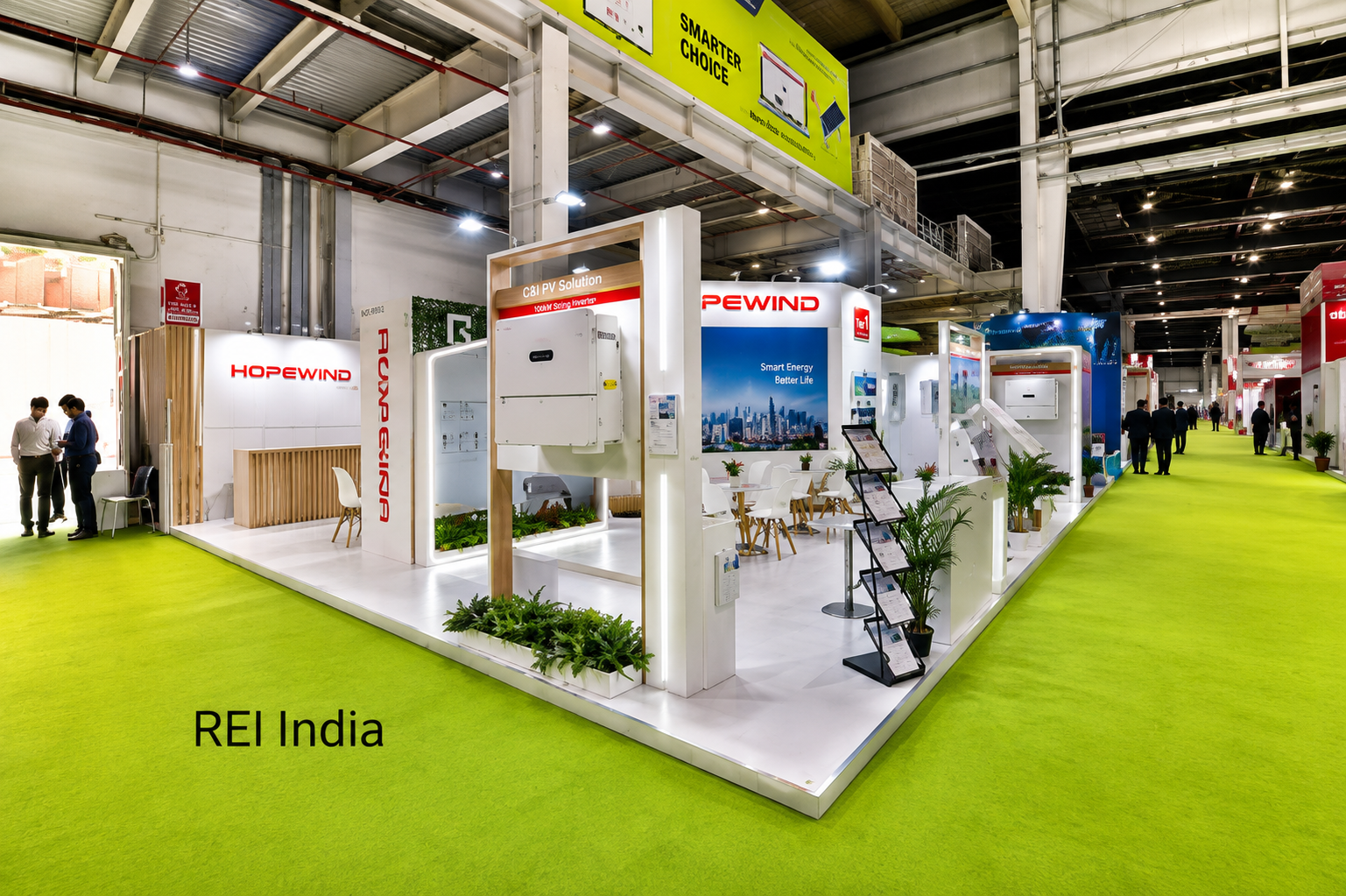 REI India exhibition stall design