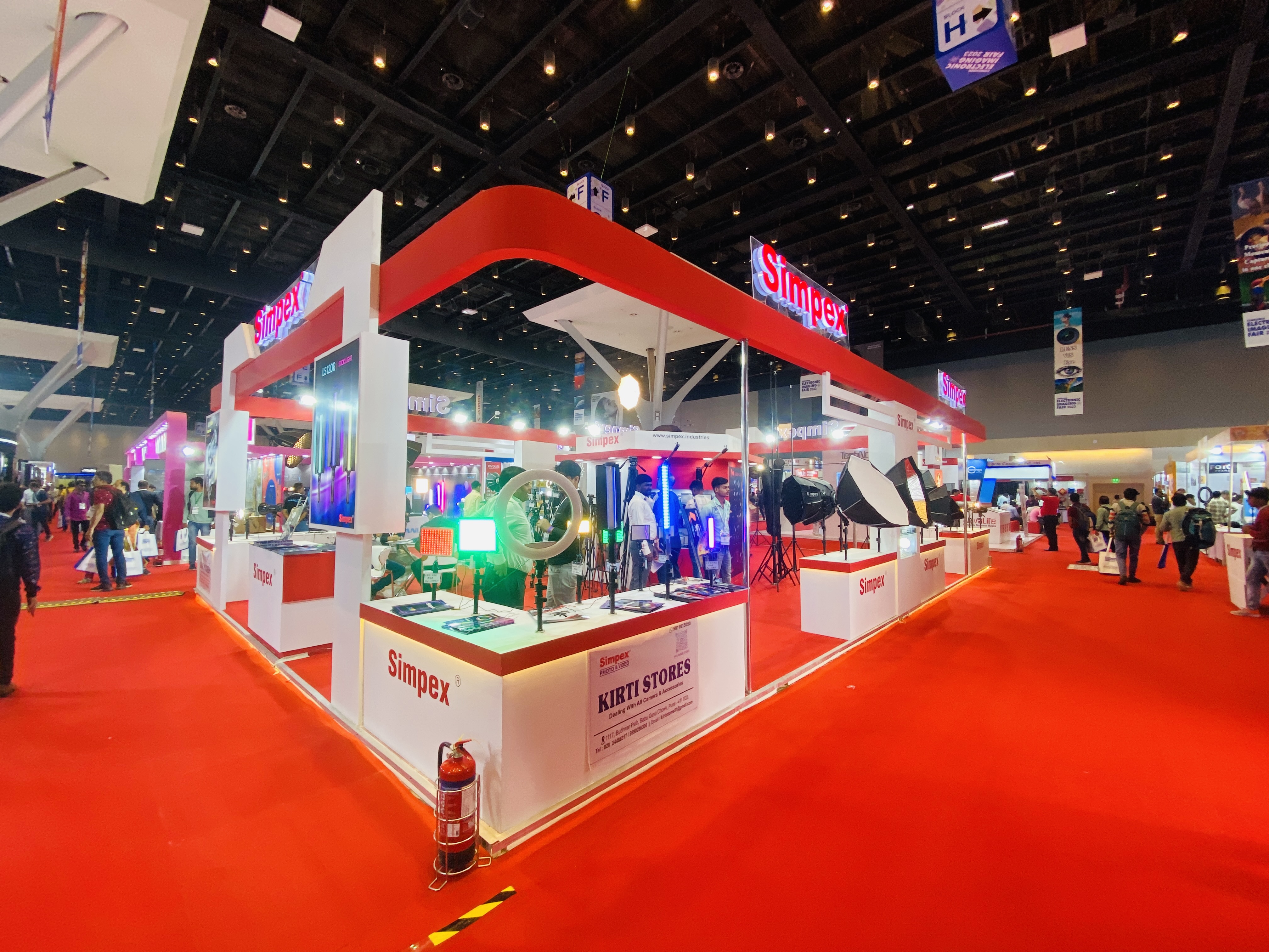 Simplex Stall PHOTO EXPO JIO 140sqmt 