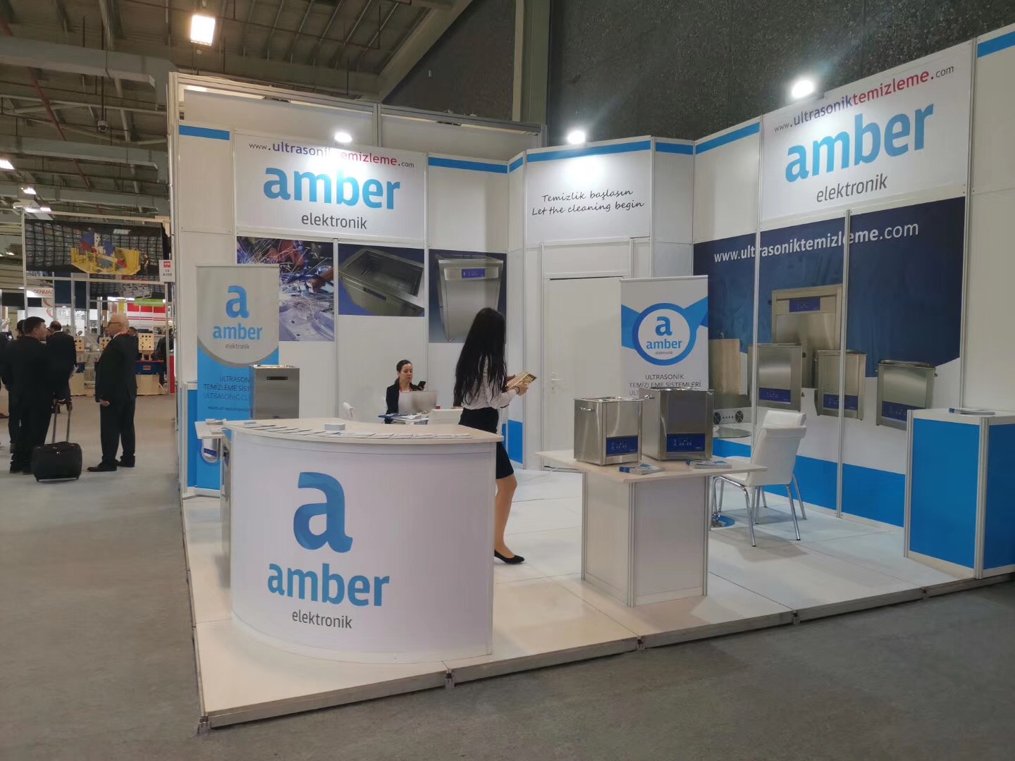 Octonorm and Maxima combined exhibition stand